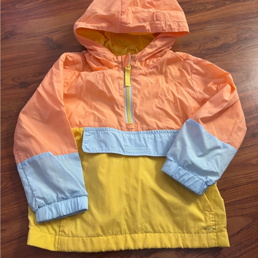 Cat & Jack Vibrant Yellow and Peach Jacket